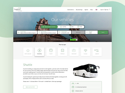 Vehicles page