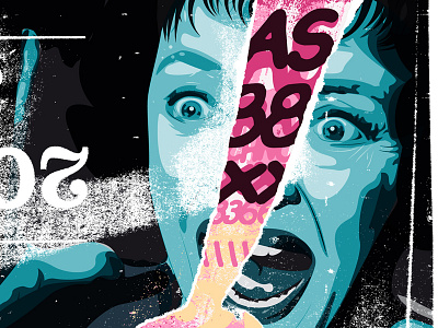 Scream abstract artwork collage illustration instaart rippedposter screenprint streetart tear tornpaper