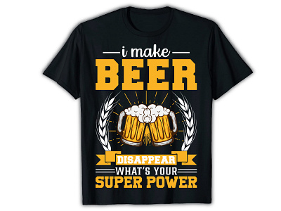 This My Best Project Beer T-shirt Design