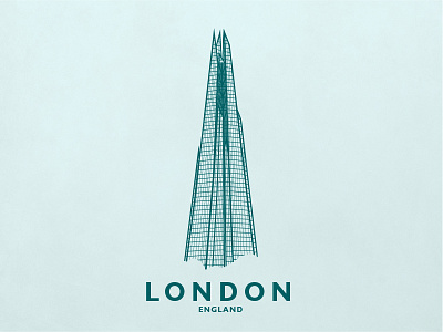 London Illustration architecture city illustrated illustration london shard skyscraper