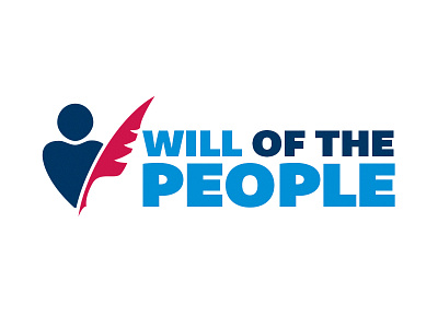 Will of the People Logo Design branding design graphic design logo mobile app political social type web