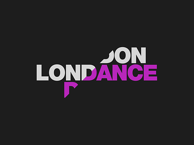 London Dance logo branding dance identity illustrator logo school