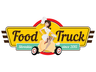 Pin-Up Food Truck Logo