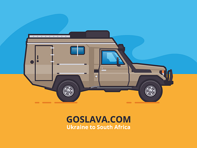 Goslava.com adventure africa art desert flat jeep land cruiser line offroad toyota ukraine