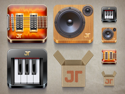 Jamtower icons guitar icons installer jamtower.com piano speaker unbox