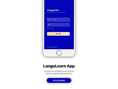 LangoLearn app design education app educational language app