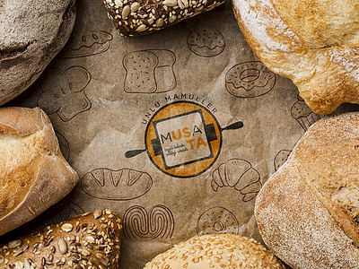 Musa Usta bakery bakery logo logo logo design
