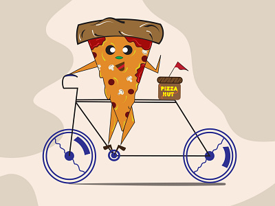 oodles of illustration art design digital graphic design illustration pizza