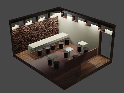 Simple Coffee Bar Layout