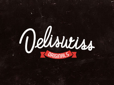 Deliswiss fonts logo typography vector