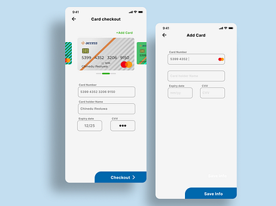 Card checkout aesthetic dailyui mobile ui