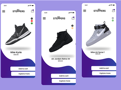 E-commerce app aesthetic dailyui mobile ui