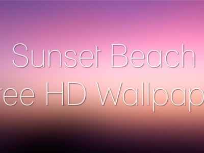 Sunset Beach HD Atmospheric Wallpaper apple atmospheric beach hd hd wallpaper ios ios 7 love pink pink sunset wallpaper