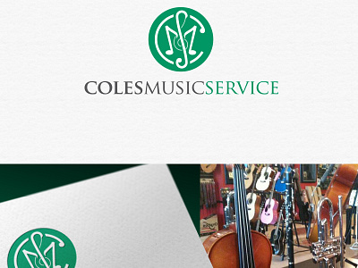 Coles Music Service - Logo Design Concept for a client design logo music service