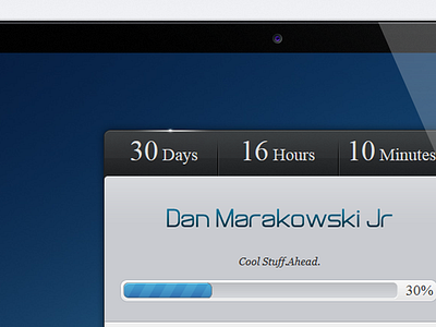 New DMarakowski.com Coming Soon apple coming soon macbook ui design web design