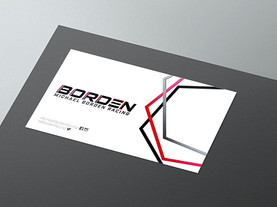 Business Card Design | Michael Borden Racing