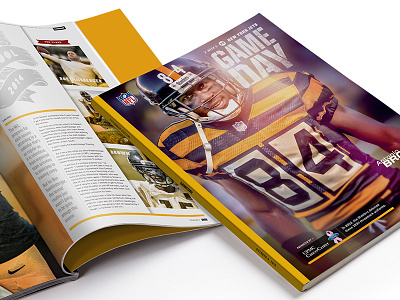 Game Day antonio brown cover editorial feature football game day magazine nfl pgh pittsburgh program steelers stillers