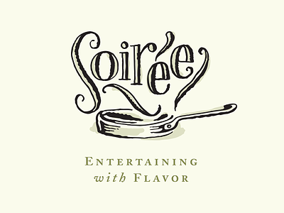 Actual Archive : Soiree Identity actual size branding identity logo mark pittsburgh type