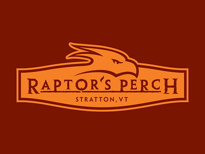 Raptors Perch Branding actual size bird branding identity logo mark pittsburgh raptor