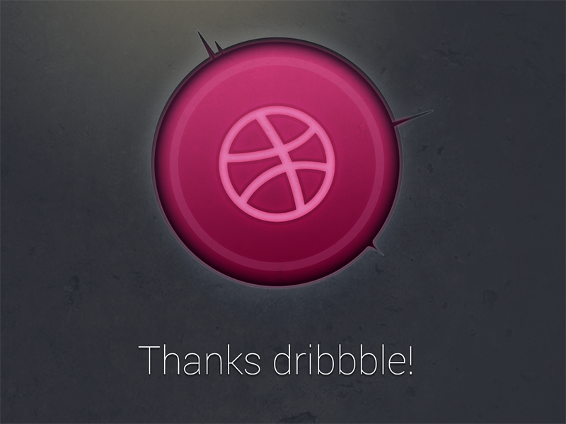 Thank you dribbble by Maurice Geßwein on Dribbble