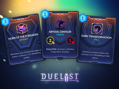 Duelyst Cards - Abyssian assets card cards duelyst game game assets game design