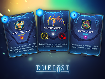 Duelyst Cards - Lyonar assets card cards duelyst game game assets game design