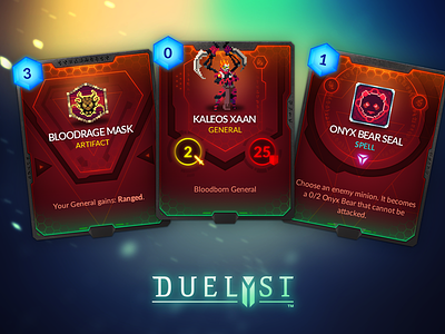 Duelyst Cards - Songhai assets card cards duelyst game game assets game design