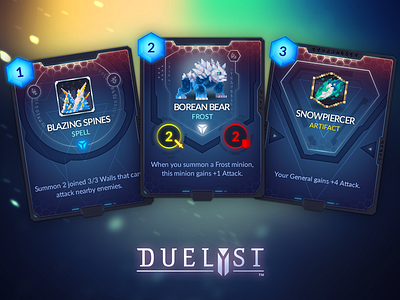 Duelyst Cards - Vanar assets card cards duelyst game game assets game design