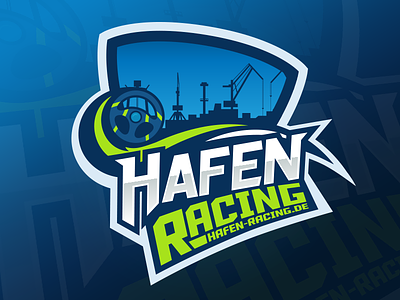 Hafen-Racing Sport Decal decal emblem go-kart habor logo sport