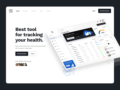 Health Tracking - Web App app appointment dashboard design doctor health patient schedule tracking ui uiux ux web