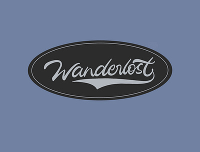 ‘ WANDERLOST LOGO ‘ 60s 70s adventure branding calligraphy classic design graphic design handlettering illustration lettering logo logotype retro typography ui vintage