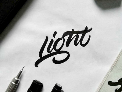 ‘ LIGHT LETTERING ‘