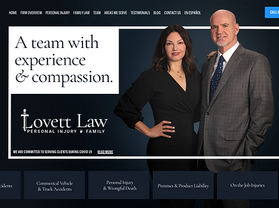 Lovett Law branding graphic design logo ui