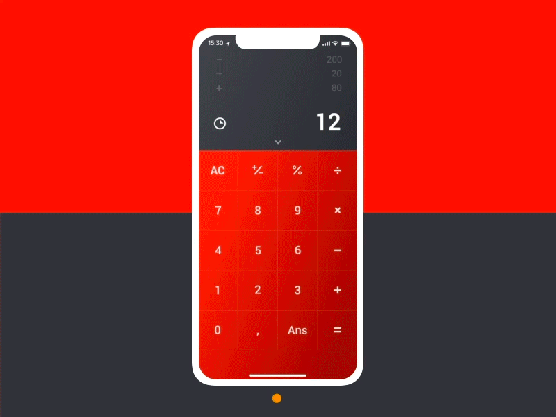 DailyUI #4 - Calculator