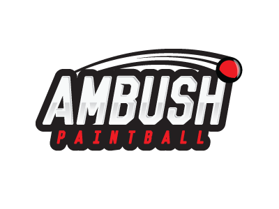 Ambush Logo Redesign #2 branding logo logo design nhammonddesign nick hammond nickhammonddesign.com paintball paintball field paintball logo paintball logo design
