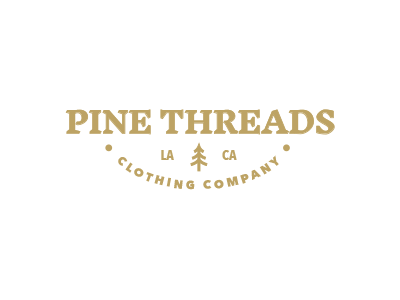 Pine Threads V2 lockup logo logo design nhammonddesign nick hammond nick hammond design nickhammonddesign.com pine threads pinethreads