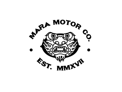 Mara Motor Co. lockup logo logo design mara mara motor co nhammonddesign nick hammond nick hammond design nickhammonddesign.com