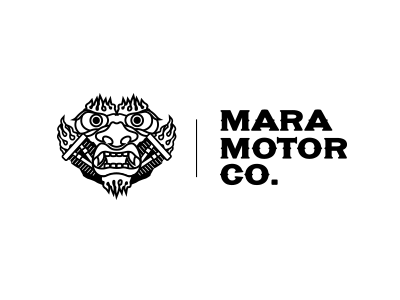 Mara Motor Co. V2 lockup logo logo design mara mara motor co nhammonddesign nick hammond nick hammond design nickhammonddesign.com