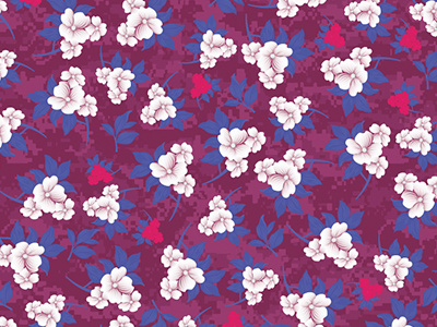 Floral Pattern apparel design floral floral pattern jaybird nhammonddesign nick hammond nick hammond design nickhammonddesign.com pattern print