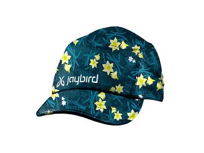 Jaybird Running Hat apparel design hat jaybird jaybird sport jaybirdsport.com nhammonddesign nick hammond nick hammond design nickhammonddesign.com pattern pattern design running hat