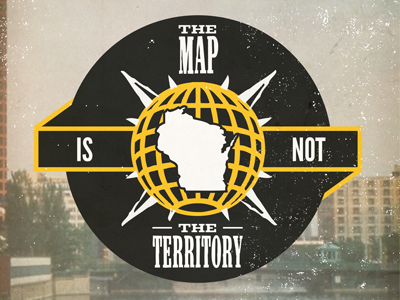 The Map nick hammond nick hammond design nickhammonddesign.com nick hammond dribbble icon icon design milwaukee milwaukee icon wisconsin icon map the map territory the map is not the territory blog texture typography