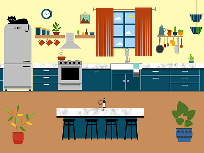 Kitchen Scene