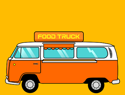 FoodTruck illustration design graphic design illustration vector