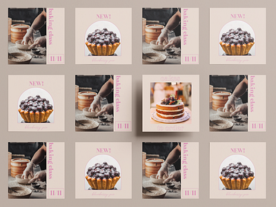 social media posts for bakery | brand identity ads bake bakery brand identiity branding design graphic graphic design illustrator logo package packaging design posts social media vector