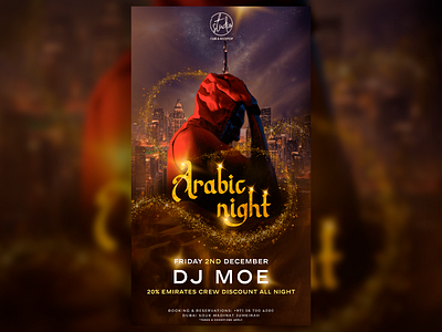 Arabic Night | Flyer arabic arabic night flyer graphic design photoshop