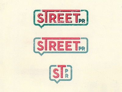 STREET - Public Relations brand branding identity logo marca retro vintage