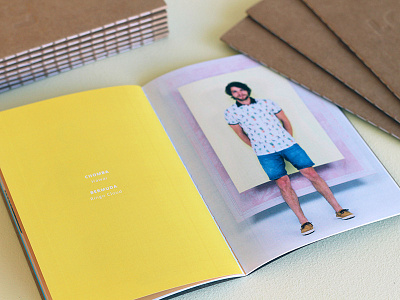 Lookbook SS´15 book design editorial idrogeno letterpress lookbook minimalist stamp