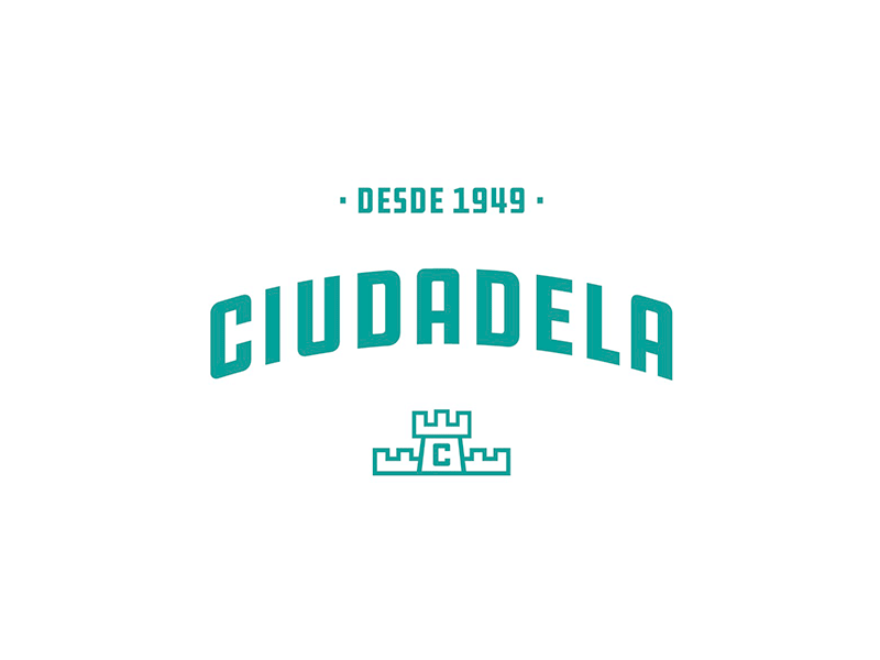 CIUDADELA branding design diseño flat flat design minimalim rebrand simple