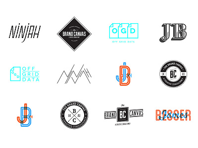 Logo proposals brand branding logo typography