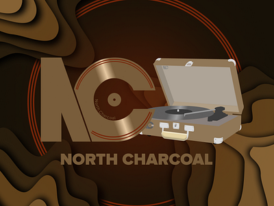 NORTH CHARCOAL - classic music branding design figma graphic design illustration logo ui vector